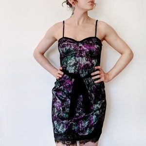 Pearl by Georgina Chapman Marchesa lace mini dress